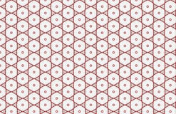 Roter und wei?er Kreis-Hexagon-Zusammenfassungs-Muster-Entwurf stock abbildung Roter und wei?er Kreis-Hexagon-Zusammenfassungs-Muster-Entwurf stock abbildung