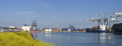 Rotterdam harbor Royalty Free Stock Image Rotterdam harbor Royalty Free Stock Image