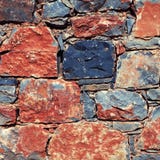 Rough Mediterranean Stone Wall As Background Stock Photos
