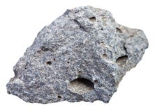 Rough Porous Basalt Stone Isolated Stock Photos Rough Porous Basalt Stone Isolated Stock Photos