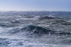 Free Rough Sea On A Sunny Day Stock Photography - 64323122