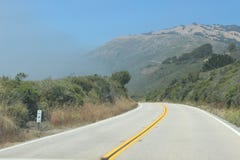 Round the Bend in California royalty free stock photo Round the Bend in California royalty free stock photo
