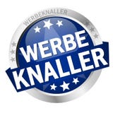 Button with banner Werbeknaller Royalty Free Stock Photo Button with banner Werbeknaller Royalty Free Stock Photo