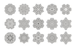 Round geometryczny ornament ilustracja wektor Round geometryczny ornament ilustracja wektor