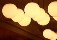 Round lamp hanging on the ceiling. royalty free stock image Round lamp hanging on the ceiling. royalty free stock image