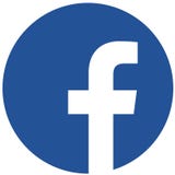 Rounded Facebook logo for web and print
