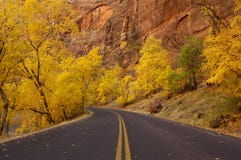 Route 3 d'automne Photos stock Route 3 d'automne Photos stock