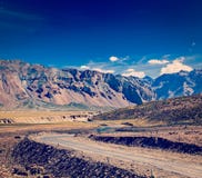 Route de Manali-Leh image stock Route de Manali-Leh image stock
