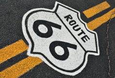 Route 66 en Californie, Etats-Unis image libre de droits Route 66 en Californie, Etats-Unis image libre de droits