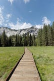 Route à travers le parc national de Yosemite photographie stock libre de droits Route à travers le parc national de Yosemite photographie stock libre de droits