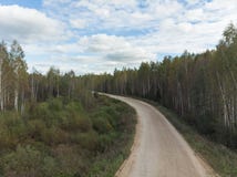 Routes de campagne en Russie image stock Routes de campagne en Russie image stock