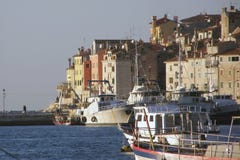 rovinj гавани Хорватии Стоковое Изображение rovinj гавани Хорватии Стоковое Изображение