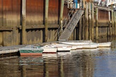 Rowboats at the Dock Royalty Free Stock Photo Rowboats at the Dock Royalty Free Stock Photo