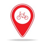 rowerowego sklepu mapy szpilki ikona Element ostrzegawcza nawigaci szpilki ikona dla mobilnych pojęcia i sieci apps Szczegółowa r royalty ilustracja rowerowego sklepu mapy szpilki ikona Element ostrzegawcza nawigaci szpilki ikona dla mobilnych pojęcia i sieci apps Szczegółowa r royalty ilustracja