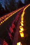 Rows of Graves at Gettysburg Luminary stock photography Rows of Graves at Gettysburg Luminary stock photography