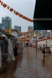 Rows of heritage buildings in Chinatown and the building in front is People`s Park Complex, a commercial and residential property stock photo Rows of heritage buildings in Chinatown and the building in front is People`s Park Complex, a commercial and residential property stock photo