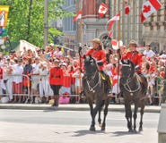 Royal Canadian Mounted Police in dress Uniform