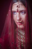 Royal Hindu Bride Stock Photography