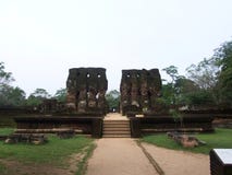 Royal Palace dans Polonnaruwa photographie stock Royal Palace dans Polonnaruwa photographie stock