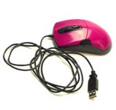 Roze computermuis op een witte achtergrond royalty-vrije stock fotografie Roze computermuis op een witte achtergrond royalty-vrije stock fotografie