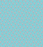 Roze flamingo naadloos patroon op blauwe achtergrond royalty-vrije illustratie Roze flamingo naadloos patroon op blauwe achtergrond royalty-vrije illustratie