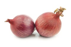 Roze uien Stock Fotografie Roze uien Stock Fotografie