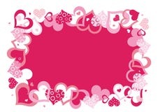 roze vectorframe vector illustratie roze vectorframe vector illustratie