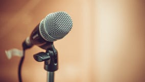 Rozsądny Mic mikrofon Dla komunikaci obrazy royalty free Rozsądny Mic mikrofon Dla komunikaci obrazy royalty free