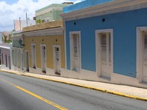 Ruas de San Juan Puerto Rico foto de stock Ruas de San Juan Puerto Rico foto de stock