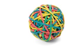 Rubber Band Ball Royalty Free Stock Photography Rubber Band Ball Royalty Free Stock Photography