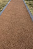 Rubber running path stock image Rubber running path stock image