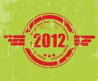 A rubber stamp for 2012. 2012 celebration rubber stamp, grunge art vector illustration A rubber stamp for 2012. 2012 celebration rubber stamp, grunge art vector illustration