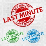 Rubber Stamp Seal Last Minute - Colorful Vector Illustration stock illustration Rubber Stamp Seal Last Minute - Colorful Vector Illustration stock illustration