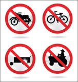 Ruchu drogowego znak motocykl ilustracja wektor Ruchu drogowego znak motocykl ilustracja wektor