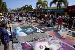 Rue Art Festival dans le lac en valeur la Floride photo stock Rue Art Festival dans le lac en valeur la Floride photo stock