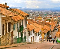Rue coloniale, Bogota, Colombie Rue coloniale, Bogota, Colombie