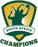 Rugby Player South Africa Champions Royalty Free Stock Photos
