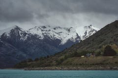 Rugged snow covered mountain peaks, Argentina royalty free stock image Rugged snow covered mountain peaks, Argentina royalty free stock image