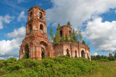 Ruined Church Of Our Lady Of Kazan Stock Photography