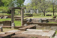 Ruines de la ville sacrée dans Anuradhapura, Sri Lanka photo stock Ruines de la ville sacrée dans Anuradhapura, Sri Lanka photo stock