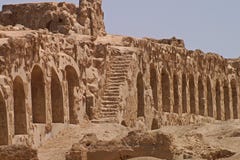 Ruines de ville antique Arrassafeh près de Raqqa en Syrie Photos libres de droits Ruines de ville antique Arrassafeh près de Raqqa en Syrie Photos libres de droits
