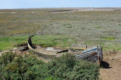 Ruiniertes Boot, Blakeney, Norfolk Lizenzfreie Stockbilder Ruiniertes Boot, Blakeney, Norfolk Lizenzfreie Stockbilder