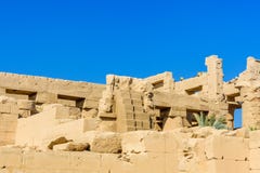 Ruins of the ancient Karnak temple. Luxor, Egypt stock images Ruins of the ancient Karnak temple. Luxor, Egypt stock images