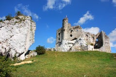 Ruins of the castle in Mirow stock images Ruins of the castle in Mirow stock images