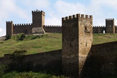 Ruins Of The Genoa Fortress Stock Photography