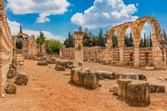 Ruins of the Umayyad Aanjar Anjar Beeka Lebanon Royalty Free Stock Photography Ruins of the Umayyad Aanjar Anjar Beeka Lebanon Royalty Free Stock Photography
