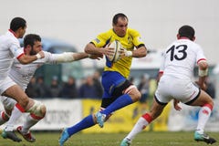 Rumänien-Georgia-Rugby lizenzfreies stockfoto Rumänien-Georgia-Rugby lizenzfreies stockfoto