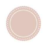 Runde Aufkleberinsignien stock abbildung Runde Aufkleberinsignien stock abbildung