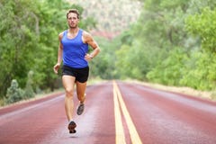 Running athlete man stock photos Running athlete man stock photos