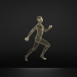 Running Man. Polygonal Design. 3D Model of Man. Geometric Design. Business, Science and Technology Vector Illustration. vector illustration Running Man. Polygonal Design. 3D Model of Man. Geometric Design. Business, Science and Technology Vector Illustration. vector illustration